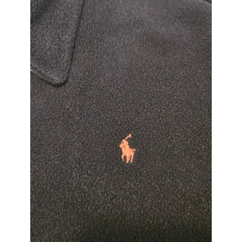 Polo Ralph Lauren Fleece Jacket Mens XL Navy Full Zip Pony Logo - Picture 5 of 9